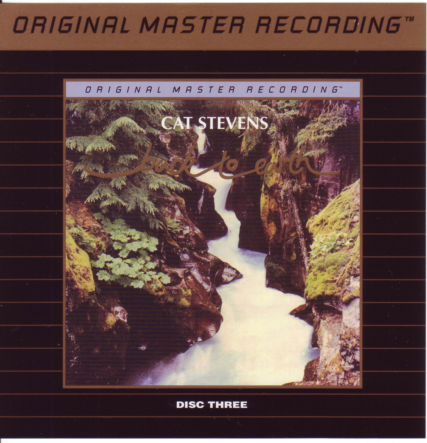 Cat Stevens  Three Box Set; back to earth : Front 3